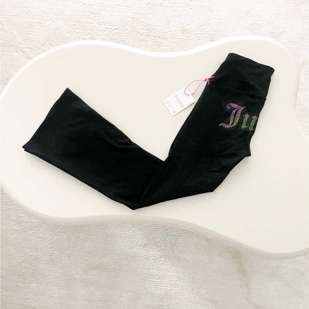 Juicy Couture Sport Iridescent Rhinestone Logo Legging - Picture 5 of 5